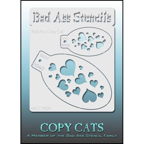 Bad Ass Copy Cat Stencil 9009 (BACC 9009)